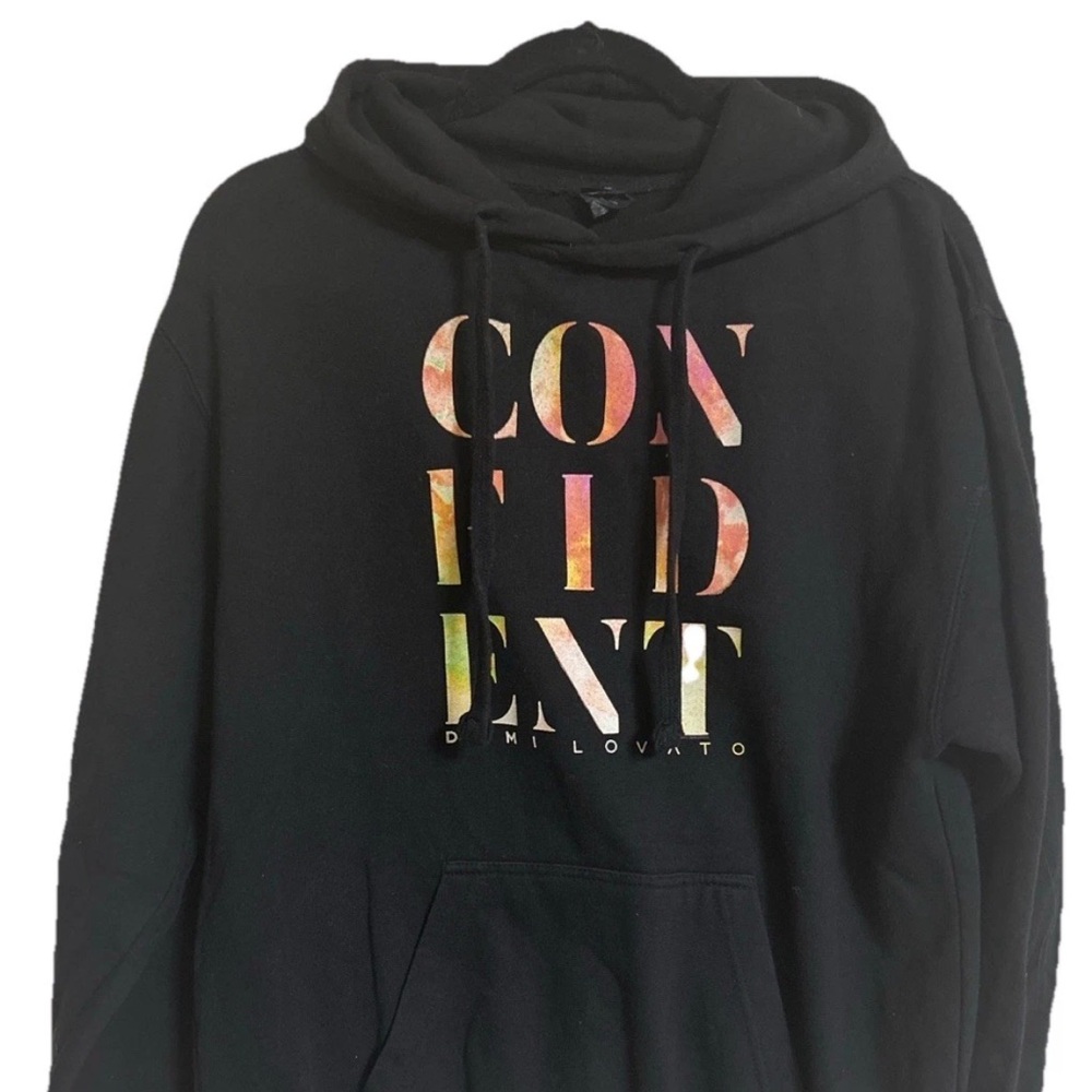 Tultex Black Hoodie with Vibrant Lettering